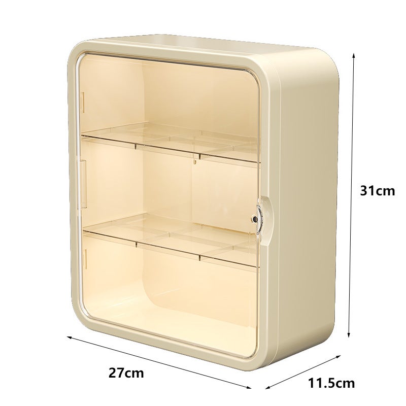 Wall-Mounted Hand-Held Storage Box Blind Box Gift Storage Display Rack Multifunctional Moisture-Proof Dustproof Storage Box With Lid - Image 1